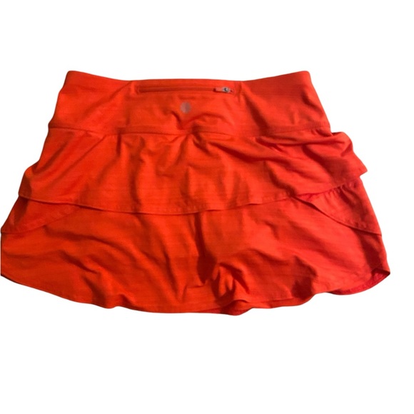 Athleta Swagger Skort orange stripe size Small - Picture 5 of 5